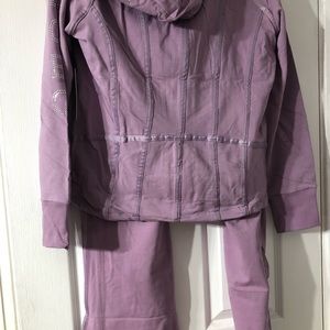 BCBG Maxazria large Elderberry lavender Women’s tracksuit BC32254-P
